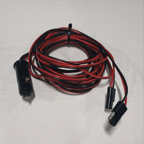 8' Double Cigarette Lighter Power Cord - 2 fan hook up