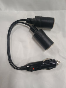 double car cigarette lighter adapter Auto Drive Dual 12V/24V Socket with Two USB Charging Ports DescriptionCigarette lighter adapter car charger is an essential gadget for your vehicle 1' Double Cigarette Lighter Splitter